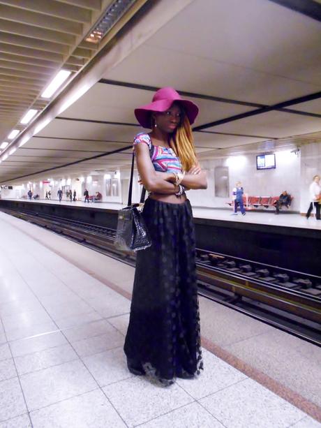 Maxi Skirt and Crop top with a hat.jpg