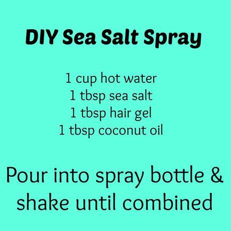 DIY Sea Salt Spray