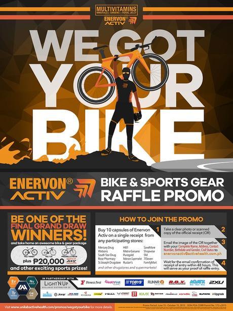 Enervon Activ We Got Your Bike Promo