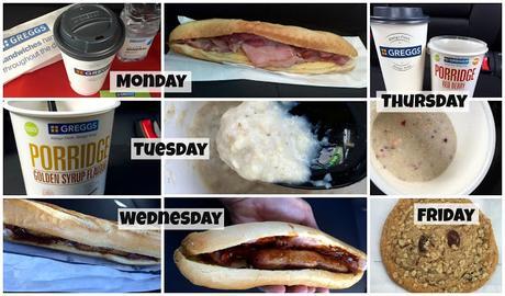 A week of Gregg's breakfasts!