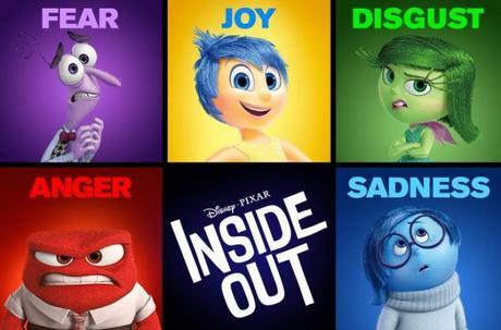 The emotions from the film Inside Out.