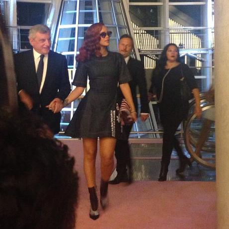 Rihanna Stunts At The Dior Tokoyo Fashion Show