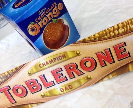 Toblerone and Terrys Chocolate orange - Fathers day gifts