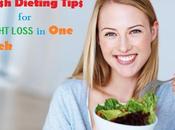 Crash Dieting Tips Weight Loss Week: Best Plan