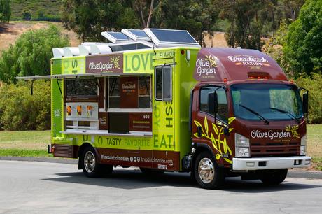 An Olive Garden food truck, which is sort of a no-brainer.