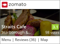 Click to add a blog post for Straits Cafe on Zomato