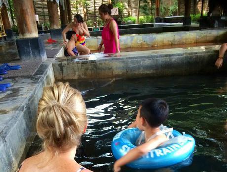 Foreigners at China Hot Springs