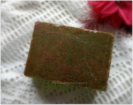 KHADI Basil Scrub Soap-Handmade with essential oils:Review