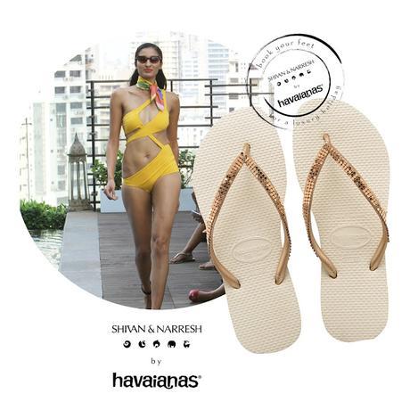 Havaianas Flip-Flop Designed By Shivan and Narresh : Slim Metal Mesh and Slim Hardware