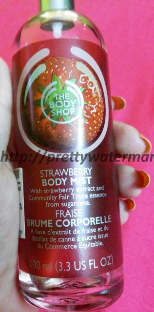 Review-STRAWBERRY BODY MIST BY THE BODY SHOP