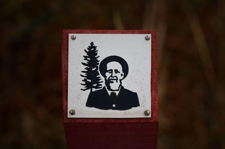 marker sign la gerche forest walk creswick