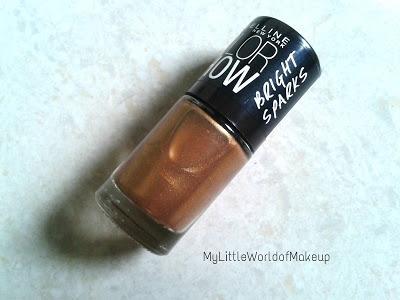 Maybelline Color Show Bright Sparks Nail Paint in Burnished Gold Review