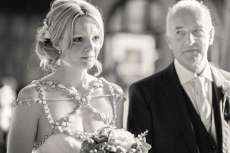 Devon Wedding - Bride & Father