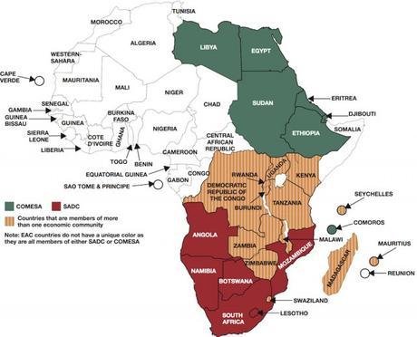 Map of TFTA