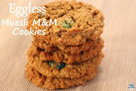 Muesli M&M Cookies (Eggless)