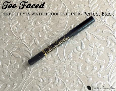 Too Faced Perfect Eyes Waterproof Eyeliner - PERFECT BLACK