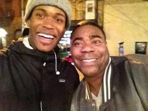 Tyrelle with Tracy Morgan