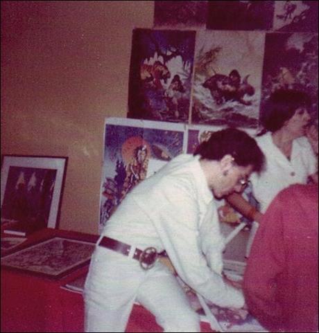 Jim Steranko promoting his graphic novel - Chandler