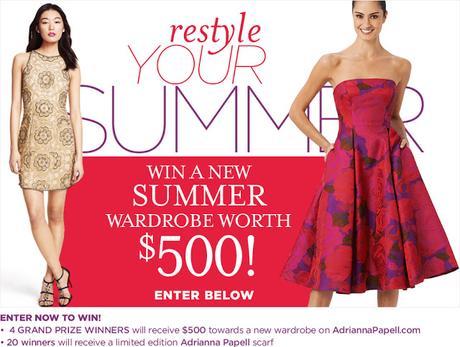 Win a New Summer Wardrobe from Adrianna Papell