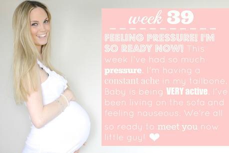 Baby #2: 39 Weeks.. Feeling Pressure and So Ready!