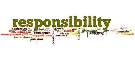 Responsibility word cloud