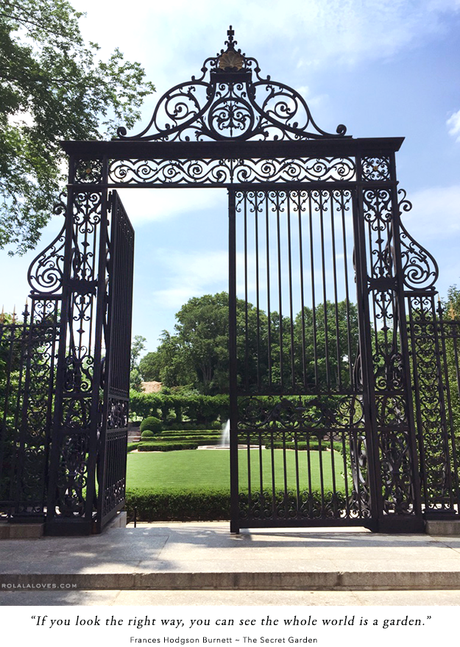 Vanderbilt Gate Central Park Conservatory Garden