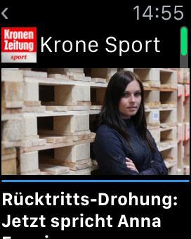 New Apple Watch sport app from Austria’s Kronen Zeitung