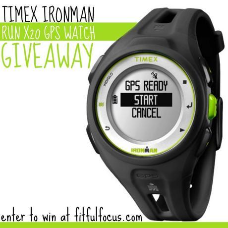 Timex Ironman Run X20 GPS Watch Giveaway via @FitfulFocus
