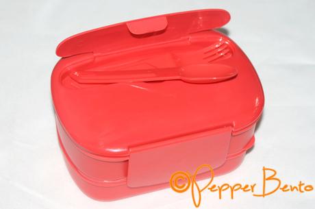 The Mysterious Red Bento Box Review Cutlery