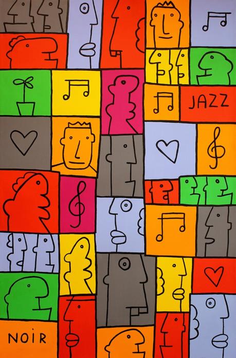 Thierry Noir’s “Jazz” at Howard Griffin Gallery