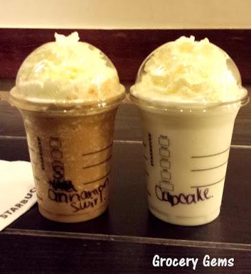 Review: Starbucks Frappuccino Fan Flavours - Cinnamon Swirl & Cupcake