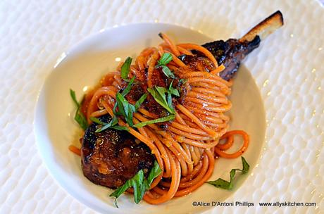 mandarin orange oriental sauce lamb chops with pasta