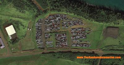 Rental Car Graveyard in Hawaii