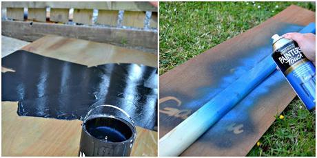 Creating an outdoor chalkboard with #MyRyobi