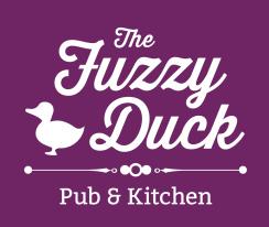 The Fuzzy Duck - Final (on purple) outlines