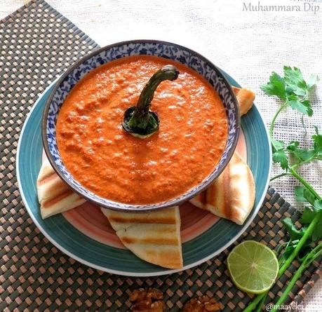 Muhammara / Roasted Bell Pepper and Walnut Dip