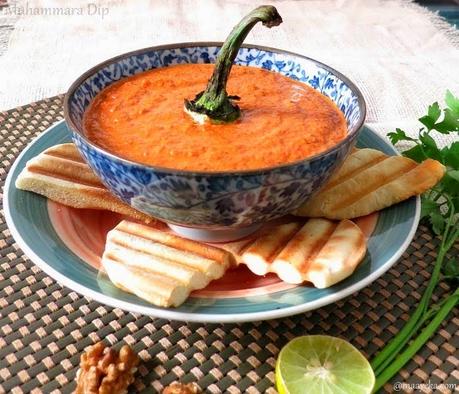 Muhammara / Roasted Bell Pepper and Walnut Dip