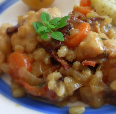 Chicken and Barley Simmer