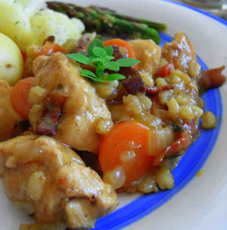 Chicken and Barley Simmer