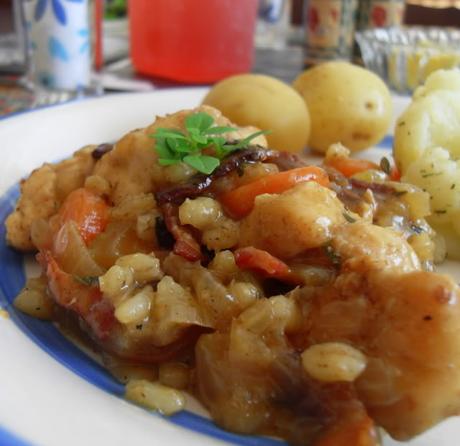 Chicken and Barley Simmer