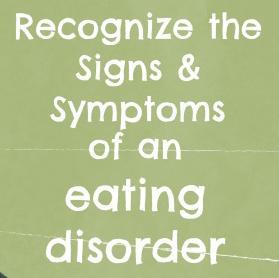 early signs of an eating disorder