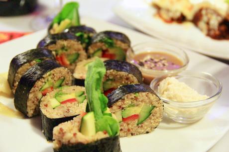 Vegan Quinoa Sushi in Croatia