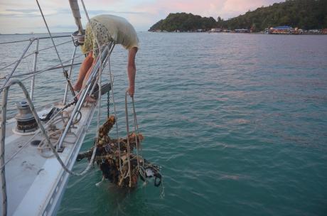 fouled anchor in Pangkor
