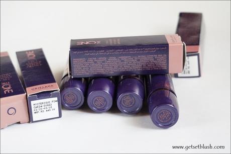 Oriflame The One : 5-In-1 Colour Stylist Lipsticks - Swatches, Review