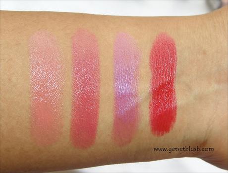 Oriflame The One : 5-In-1 Colour Stylist Lipsticks - Swatches, Review