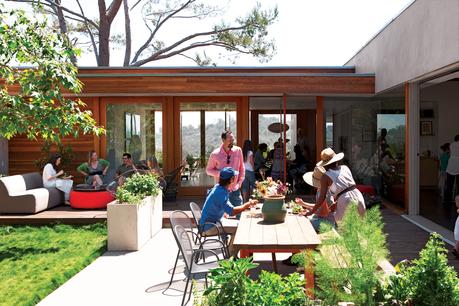 Outdoor deck in Los Angeles