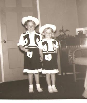 Two Generations of Maybelline cousin's, love dressing up like Tom Mix and Roy Rogers - 1930s -1950s