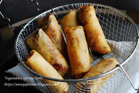 Vegetable Spring Rolls 春卷