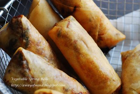 Vegetable Spring Rolls 春卷