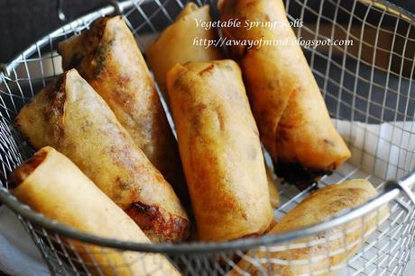 Vegetable Spring Rolls 春卷